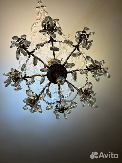 Люстра хрустальная чехословакия СССР