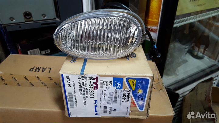 Противотуманная фара hyundai accent 91-96