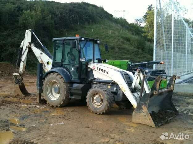 Экскаватор погрузчик terex аренда демонтаж копка