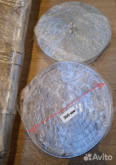 Барная стойка из нержавеющей стали с полками