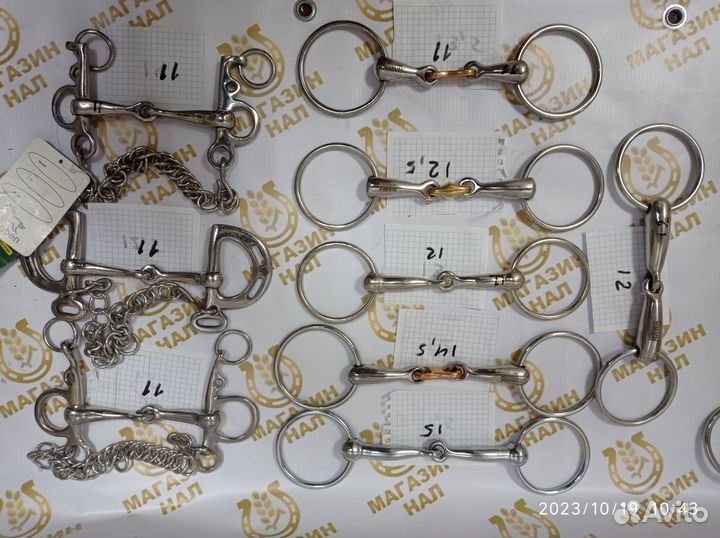 Трензель для лошади, разные