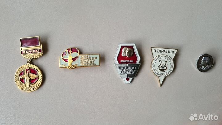 Сувенирный блокнот СССР / Значки СССР