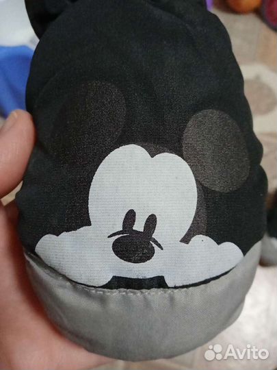 Варежки краги, шапка