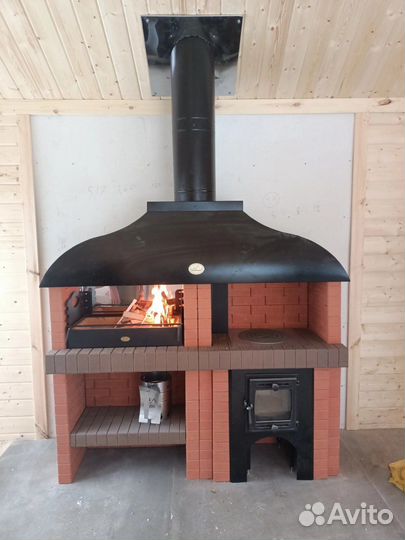 Модульная печь, комплекс барбекю с мангалом и тандыром