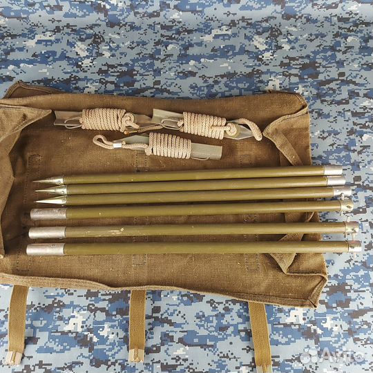 Армейская антенна Бевереджа в укладке