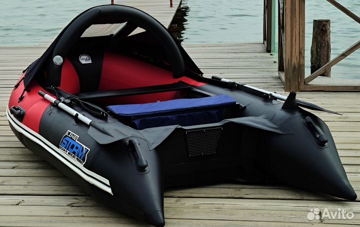 Лодка пвх Stormline Heavy Duty Air Pro 400 красная