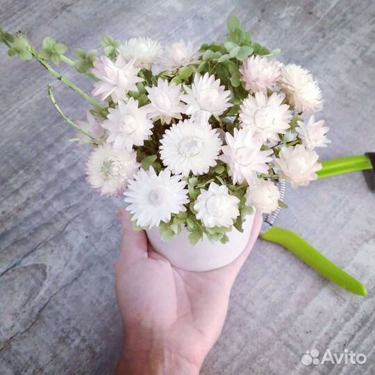 Гипсовое кашпо