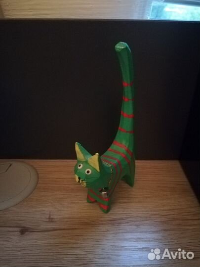 Фигурка кошка, держатель для колец