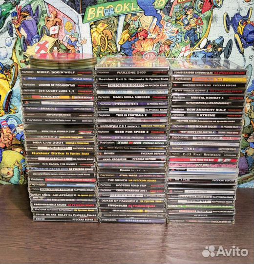 Диски Sony PlayStation 1 игры PS one