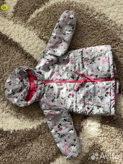 Костюм детский шапка варежки