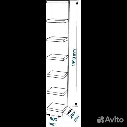 Полка настенная IKEA Каллакс