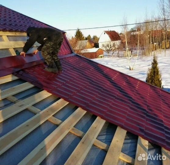 Ремонт крыши, Кровельные работы, Монтаж кровли