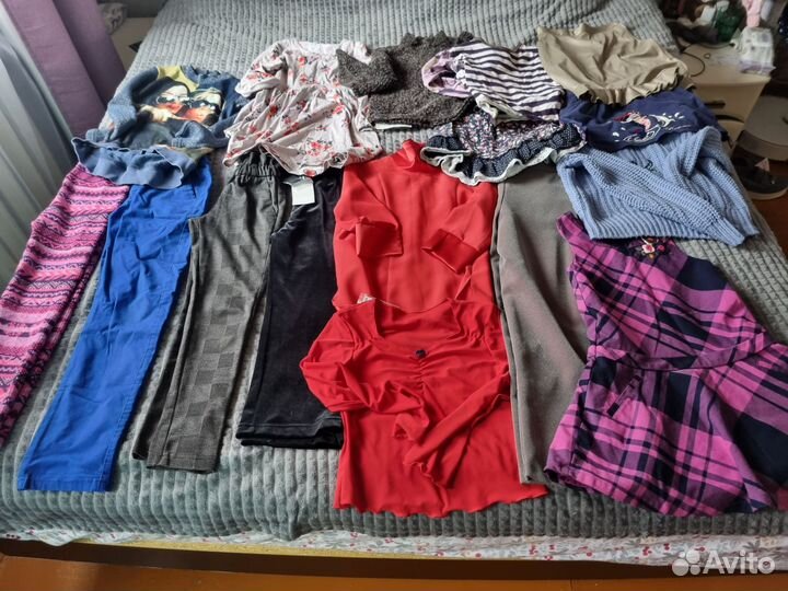 Вещи на девочку 122 128 134 пакетом