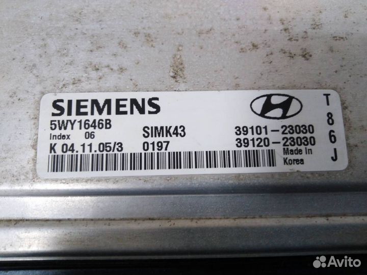 Блок управления двигателем Hyundai Elantra XD 2000-2005