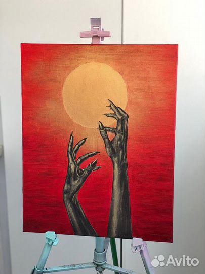 Картина на холсте «В опале светила»