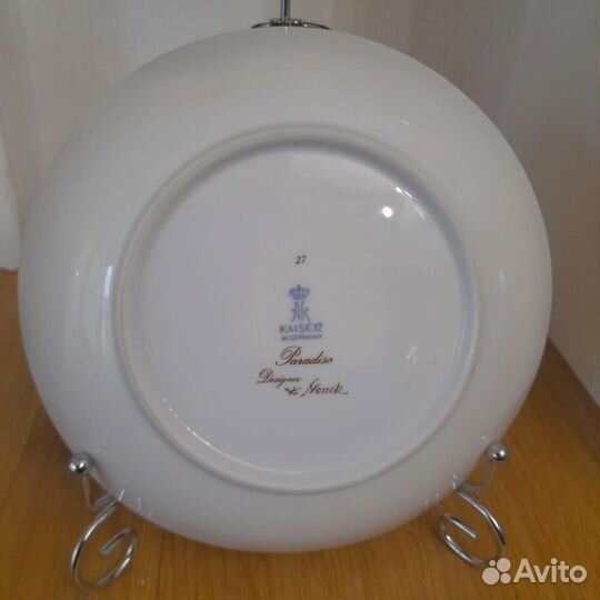 Коллекционные тарелка и розетки от Кайзер