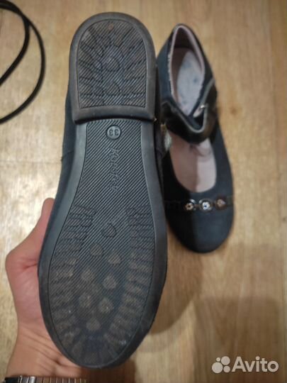 Туфли балетки школьные котофей 33