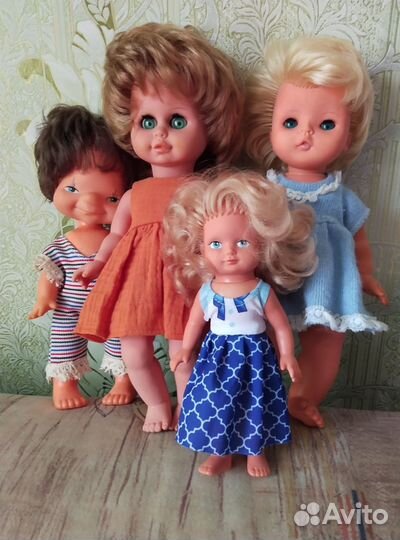 Куклы старые разные (ГДР )