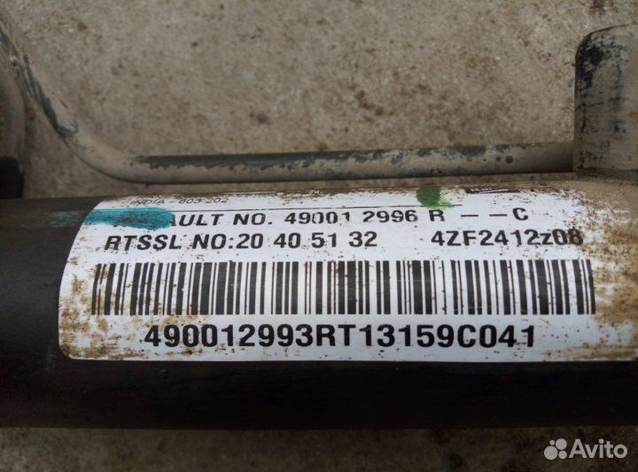 Рулевая рейка Renault Duster K4MA606 2013