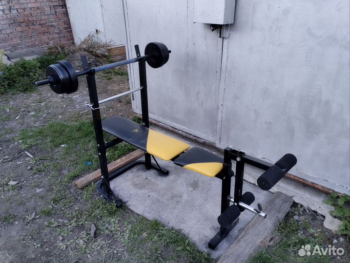 Продам скамью для жима и штангу