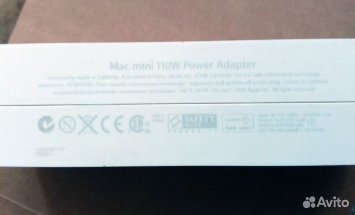 Блок питания A1188 ориг. Mac Mini 110w 18.5V 6.0A