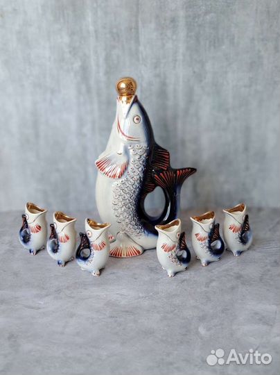 Сервиз советский рыбки