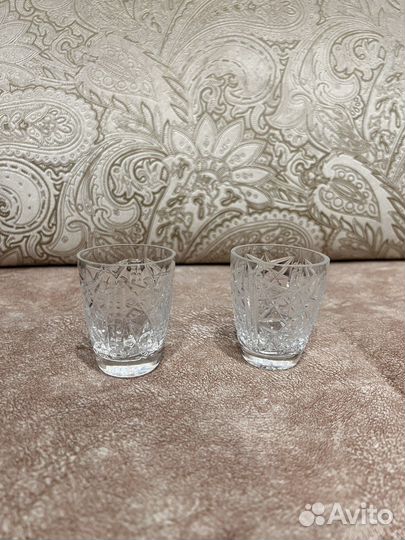 Хрустальные стопки, рюмки, бокалы