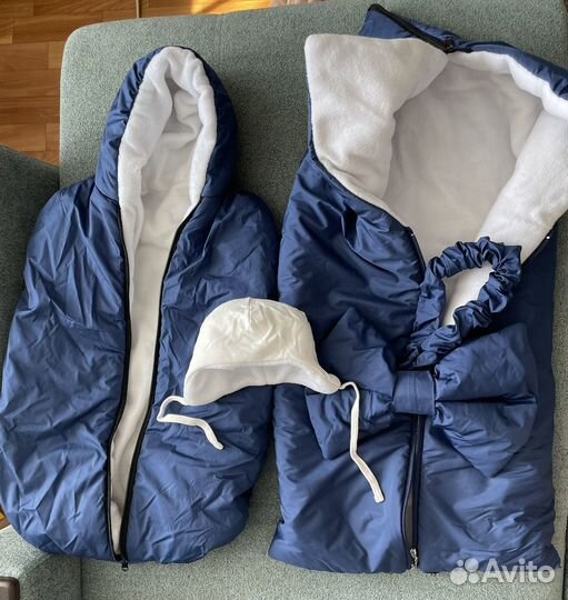 Конверт на выписку, зимний