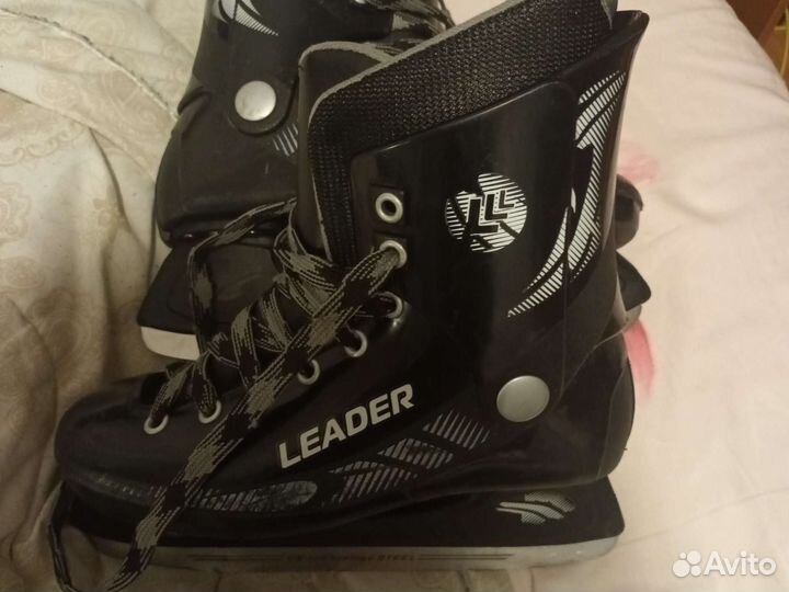 Коньки хоккейные leader