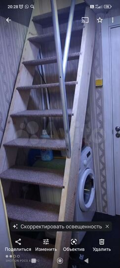 Комната 20 м² в 2-к., 2/2 эт.