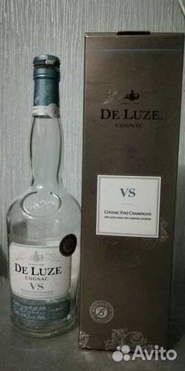 Бутылка из под коньяка, виски, рома