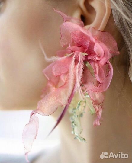 Сережки. Орхидеи. Арт