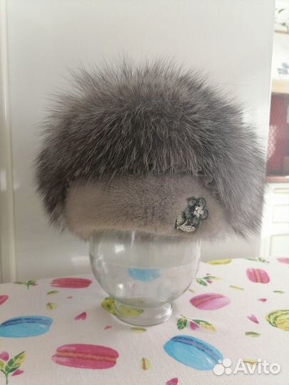 Шапка зимняя меховая женская