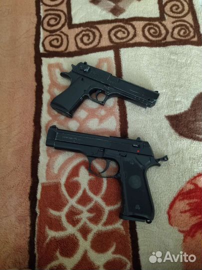 Пистолет игрушечный металлический