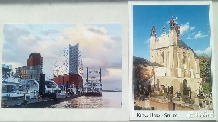 Открытка Магнитик Европа и Россия новые