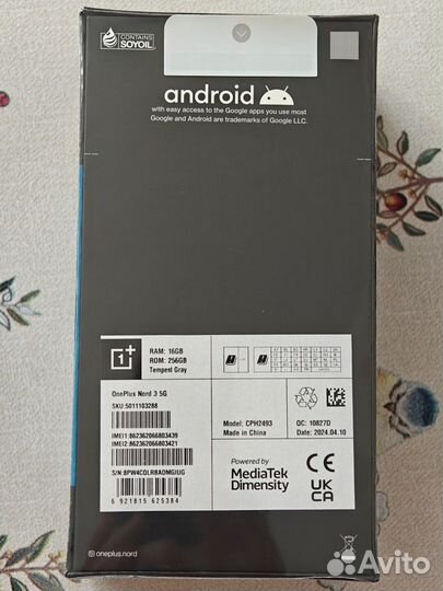 OnePlus Nord 3, 16/256 ГБ