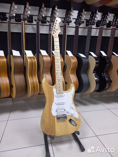 Электрогитара Натуральная с Хамбакером Новая