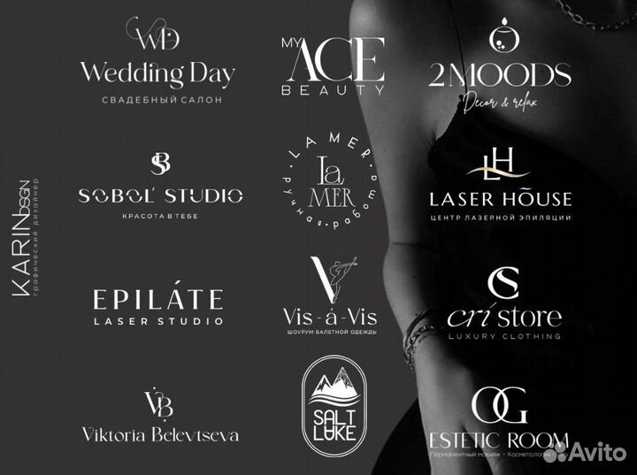 Разработка логотипа Графический дизайнер Визитка