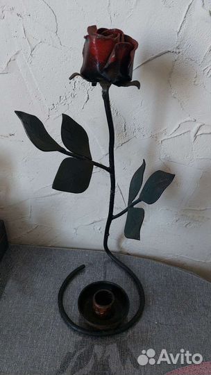 Подсвечник роза