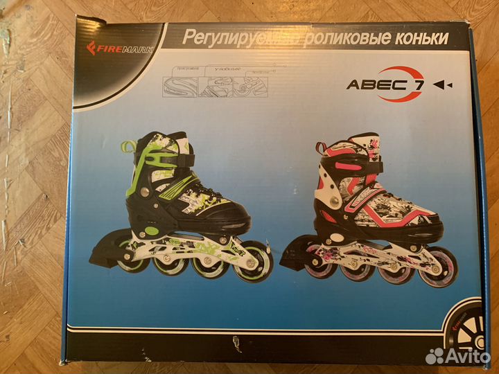 Роликовые коньки женские р39-42