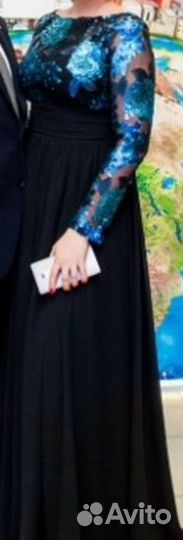 Платье вечернее р.48
