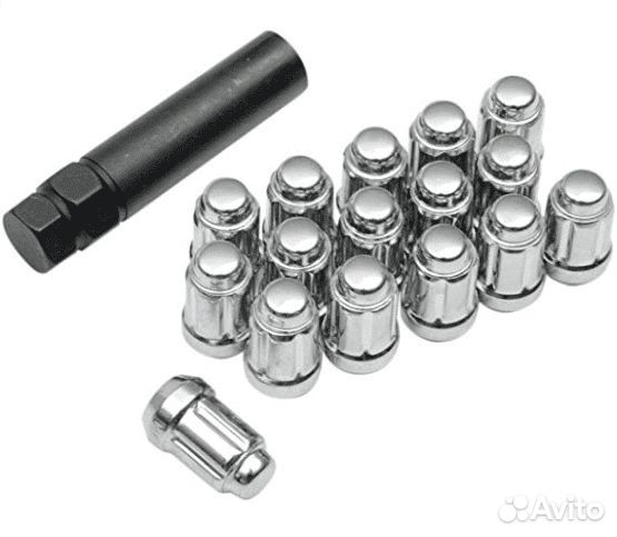 Гайки колесные ITP 12мм 1.5 комплект 16 шт. + ключ