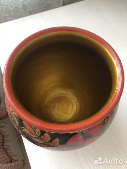 Горшок хохлома