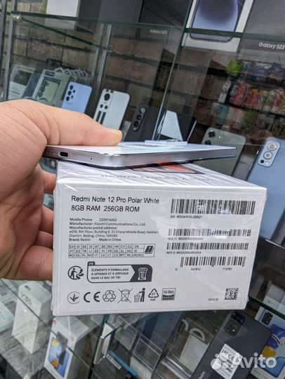 Телефон xiaomi redmi note 12 pro 8/256gb