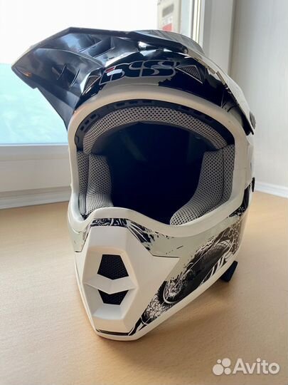 Защитный мото шлем IXS HX278 irezumi M