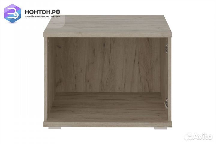 Тумба Альянс дуб крафт / белый глянец