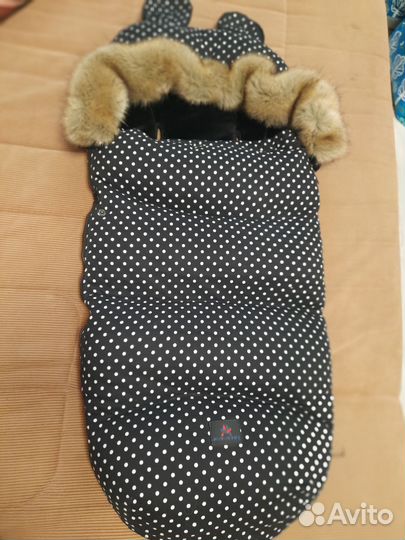 Зимний конверт в коляску