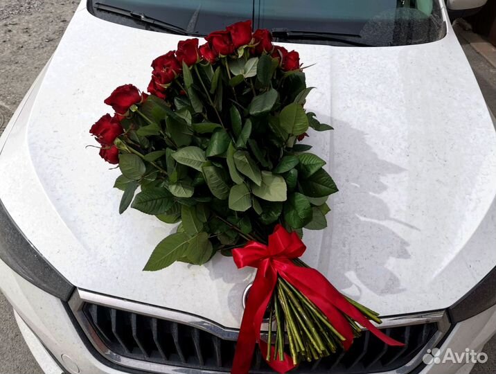 Розы с доставкой, букет роз 101