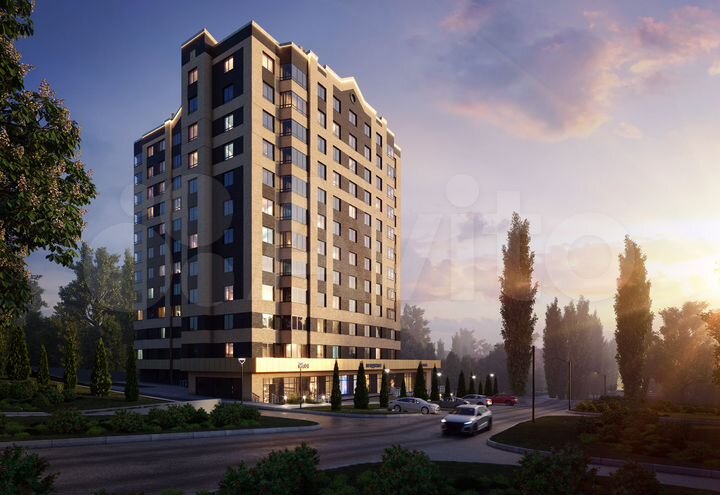 2-к. квартира, 82,3 м², 2/12 эт.