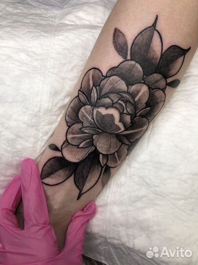 Тату мастер, эскиз тату, модель тату за расходники